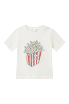 Popcorn Print T-Shirt